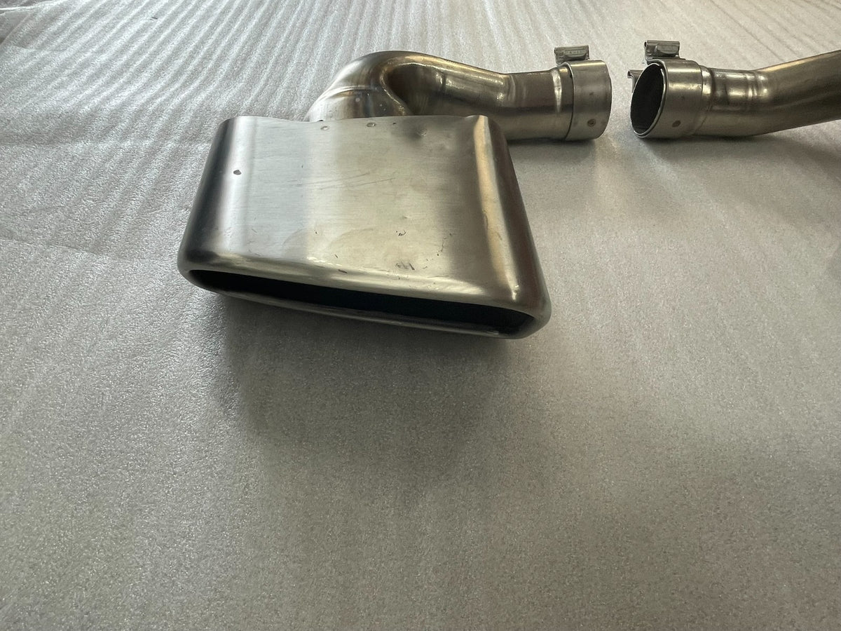 Porsche Cayenne 9Y Exhaust Tips Set Left + Right 9Y0253825 / 9Y0253826 Original – image 4