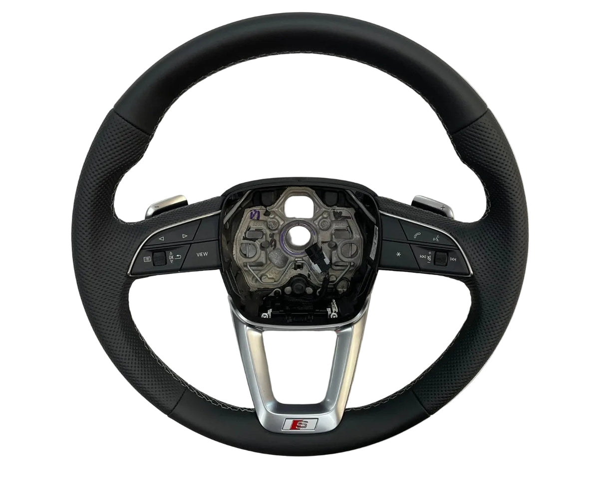 Audi A3 / S3 8Y Sport Multifunction Steering Wheel S Capacitive with Paddle Shifters 8Y0419091R JAH Genuine .