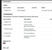 Audi Q7 4M LED světlomet pravý 4M0941034 - Originál – obrázek 4