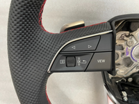Audi A3 / S3 8Y Lenkrad Sport Multifunktion S mit Schaltwippen rote Naht 8Y0419091R DWJ Original . – Bild 5