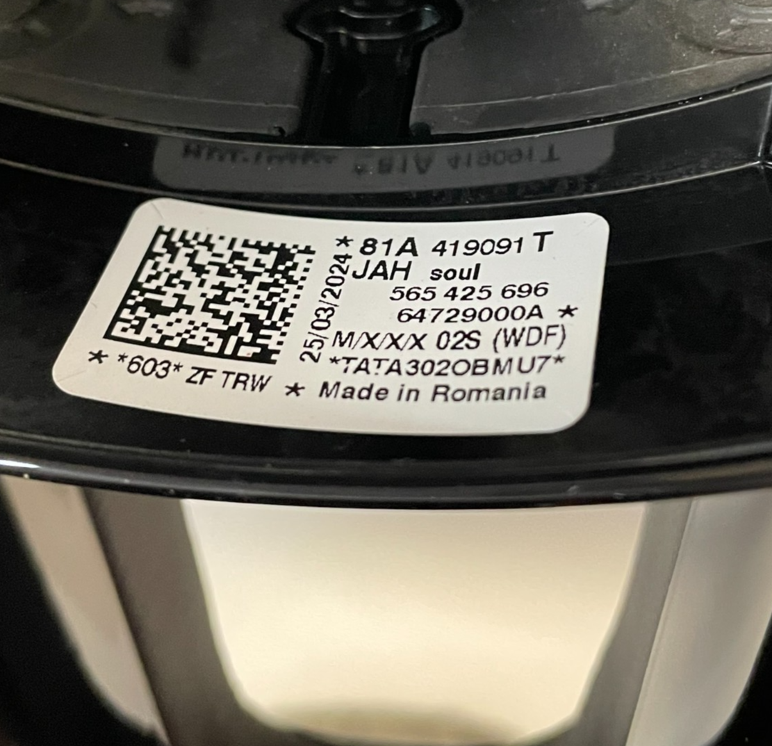 Audi Q2 sportovní volant S-Line perforovaná kůže – 81A419091T – obrázek 3