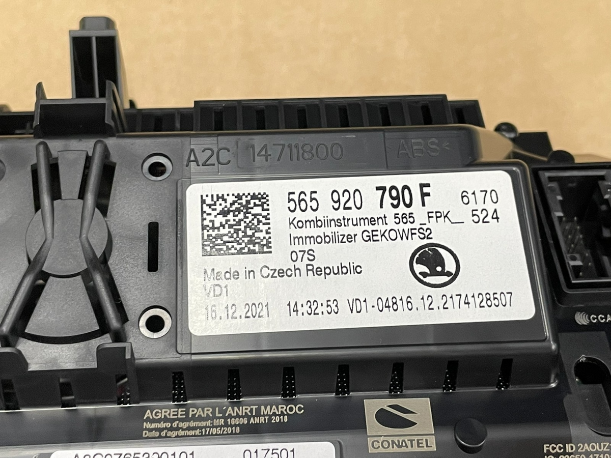 Škoda Kodiaq / Karoq Instrument Cluster Virtual Cockpit 565920790F Original – image 2