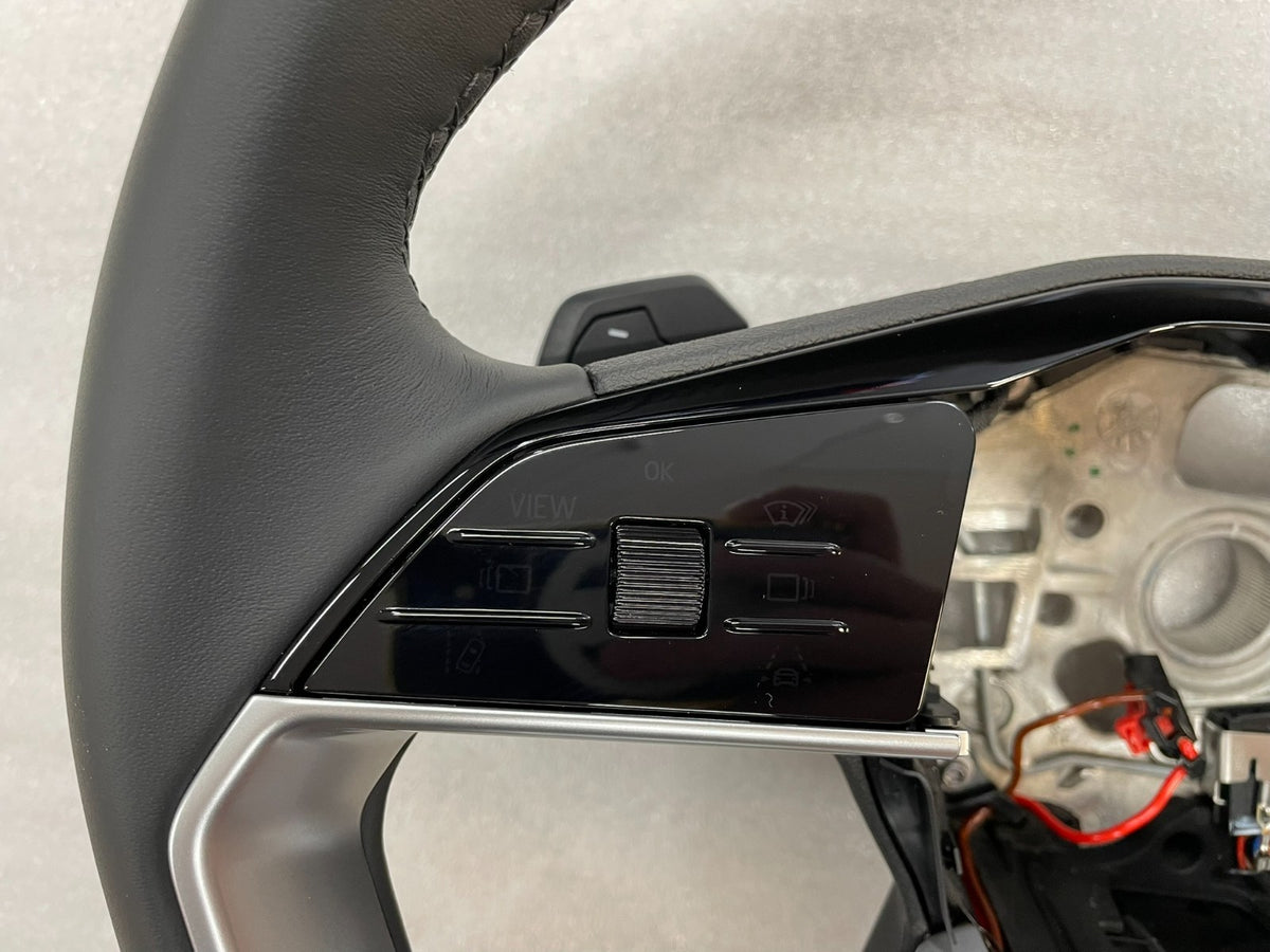 Audi A6 e-tron / Q6 e-tron Lenkrad beheizt Multifunktion Leder mit Schaltwippen 85E419091DK INU Original . – Bild 6