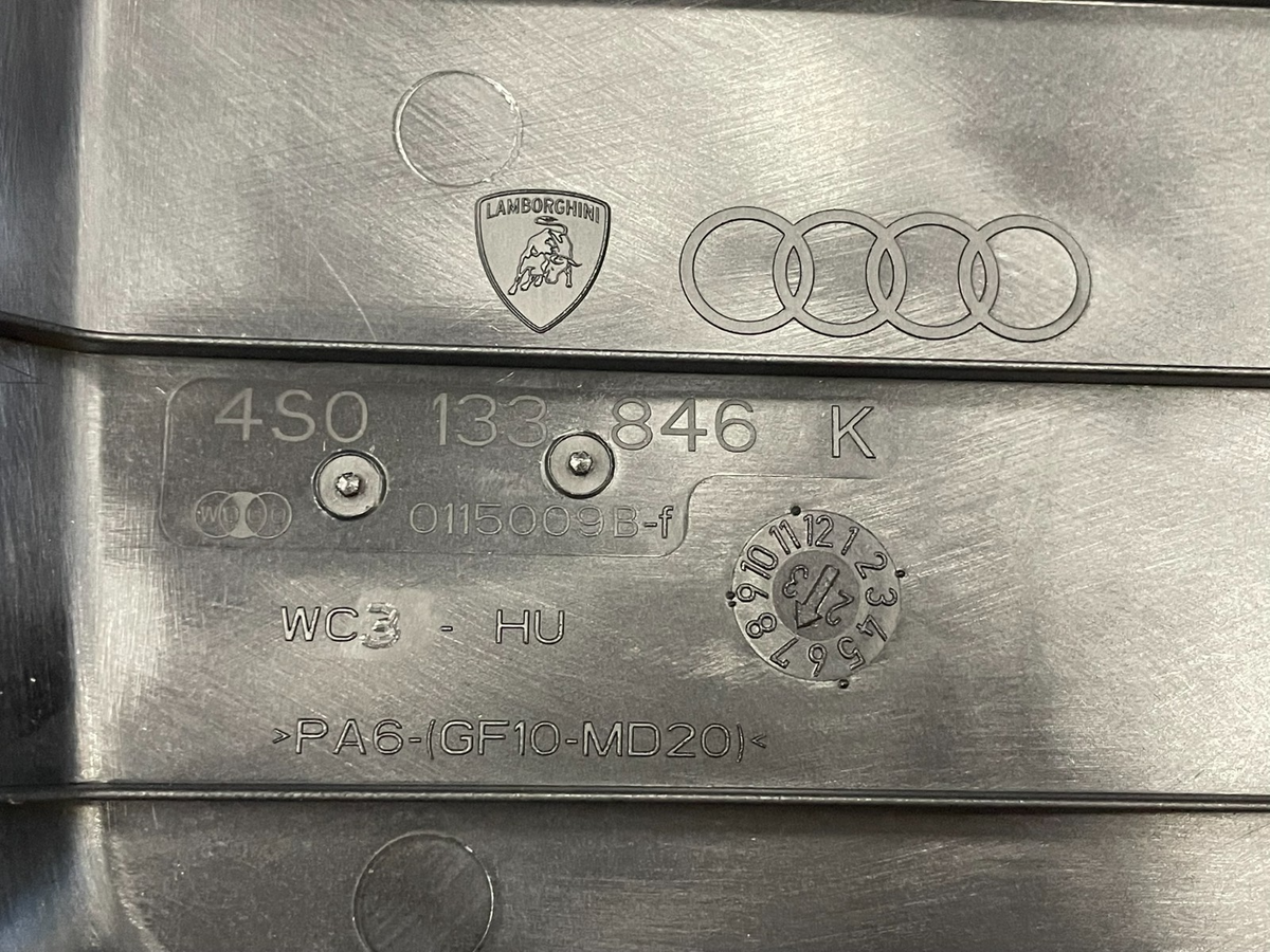 Audi R8 4S / Lamborghini Huracán skříň vzduchového filtru levá 5.2 V10 4S0133845E 4S0133846K originál . – obrázek 8