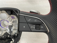 Audi A3 / S3 8Y Lenkrad Sport Multifunktion S mit Schaltwippen rote Naht 8Y0419091R DWJ Original . – Bild 7