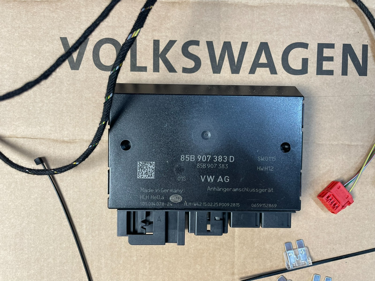 Audi A5 / A6 / Q5 / Q6 e-tron Elektronik-Satz Anhängerkupplung 85B907383D 8W0959511 8W5867255 Original – Bild 2