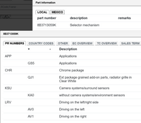 Audi A5/Q5 mechanismus řadicí páky – 8B3713059K – obrázek 4