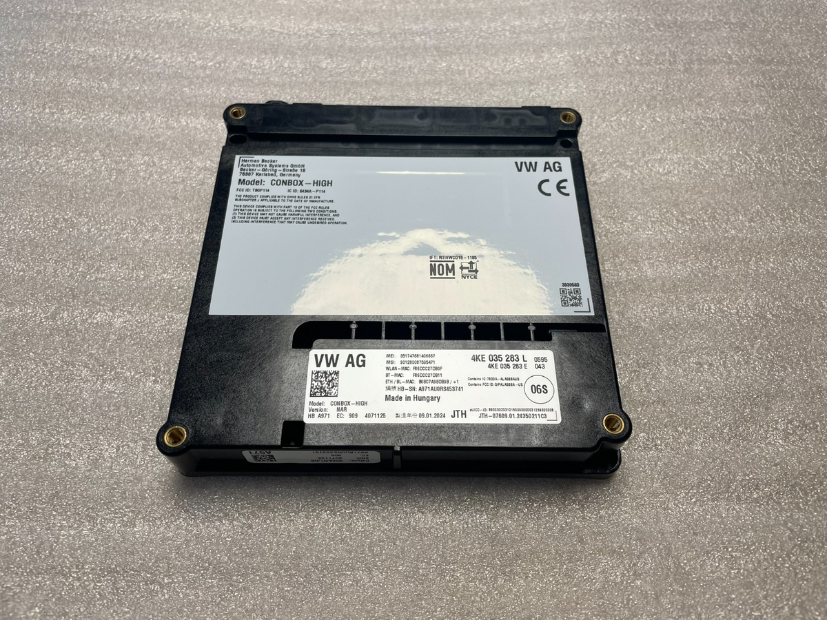 Audi A4 A5 A6 A7 A8 Q5 Q7 Q8 řídicí jednotka SOS ConBox 4KE035283L – obrázek 7