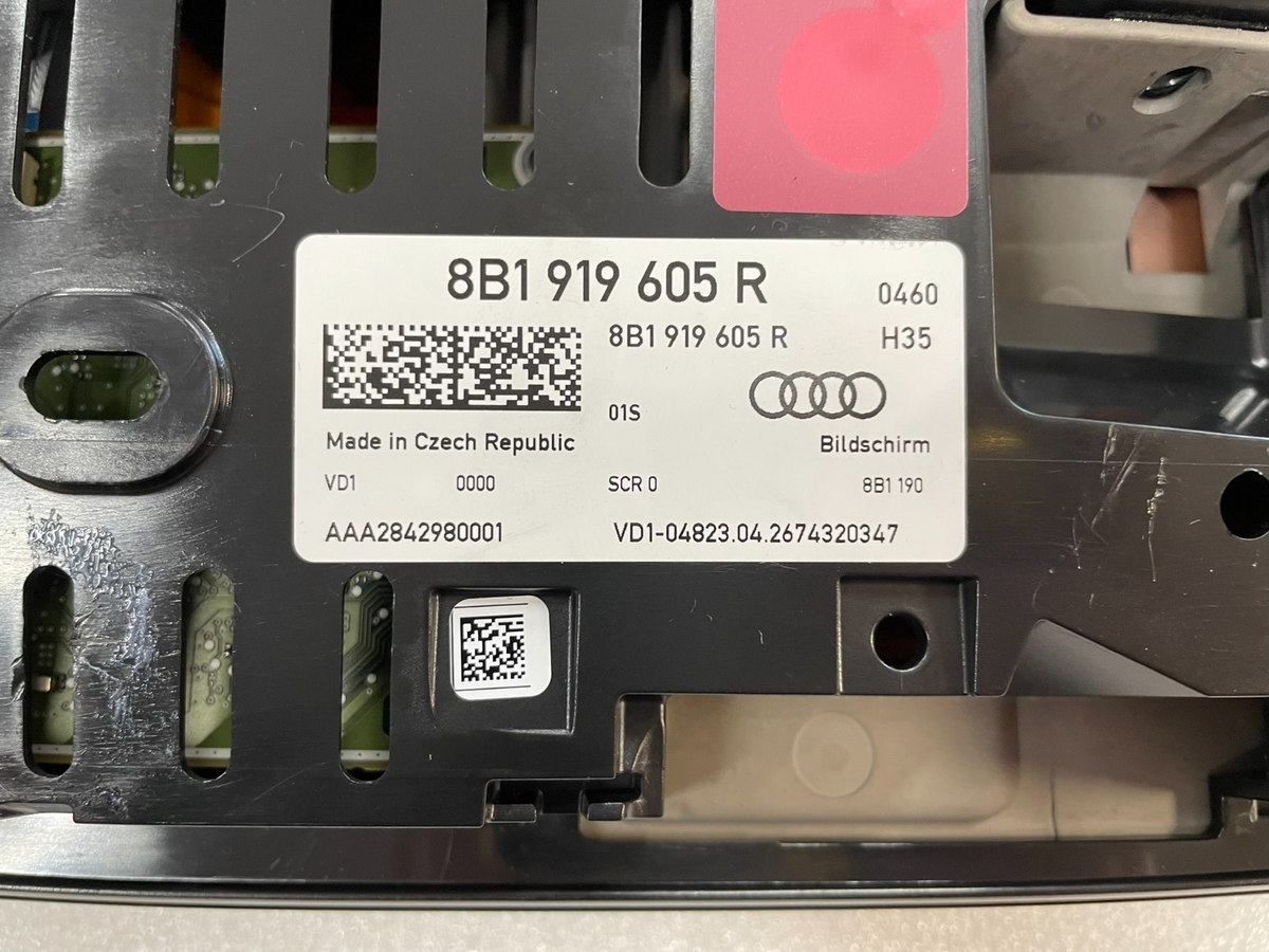Audi A5 / A6 / A6 e-tron / Q5 / Q6 e-tron panoramatická displejová jednotka LCD LHD 8B1919605R originál . – obrázek 4