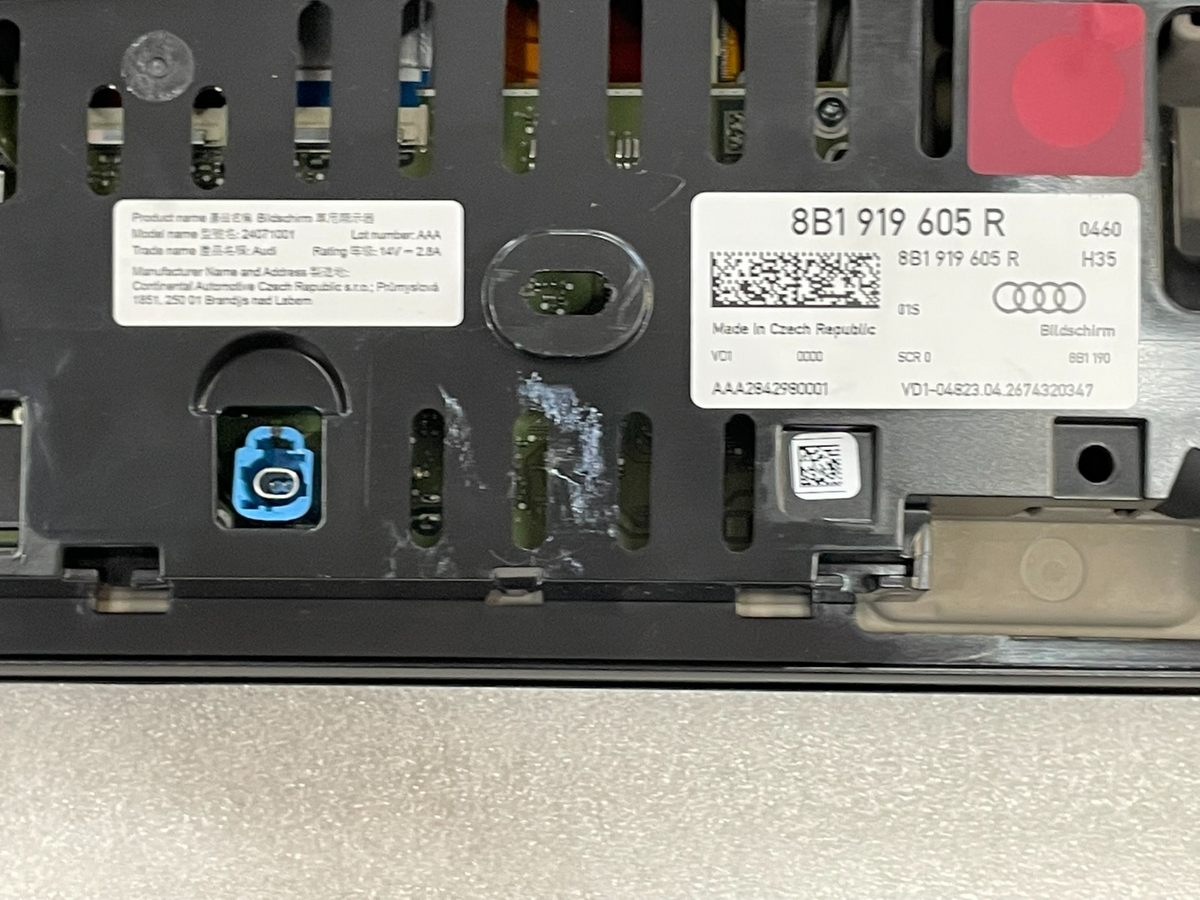 Audi A5 / A6 / A6 e-tron / Q5 / Q6 e-tron panoramatická displejová jednotka LCD LHD 8B1919605R originál . – obrázek 5