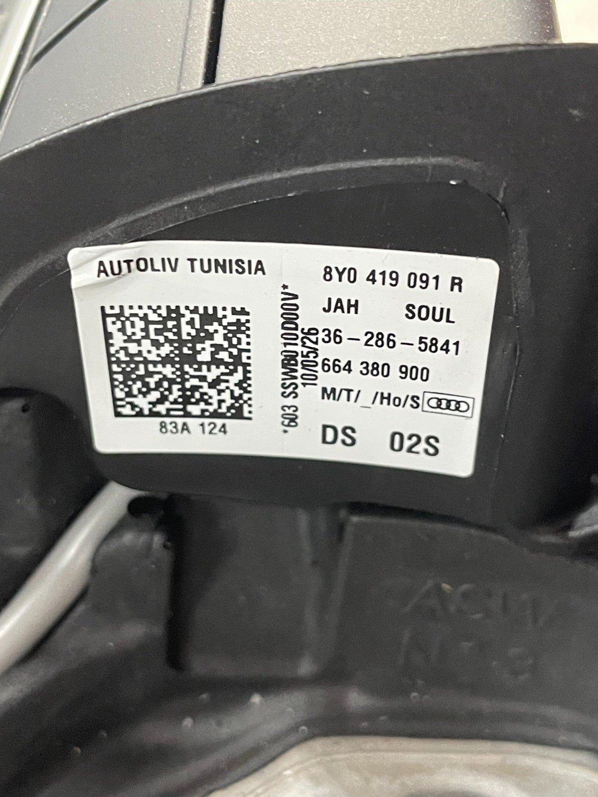 Audi A3 / S3 8Y Sport Multifunction Steering Wheel S Capacitive with Paddle Shifters 8Y0419091R JAH Genuine . – image 4