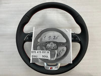 Audi A3 / S3 8Y Lenkrad Sport Multifunktion S mit Schaltwippen rote Naht 8Y0419091R DWJ Original . – Bild 18