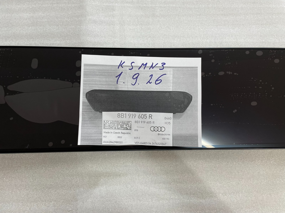 Audi A5 / A6 / A6 e-tron / Q5 / Q6 e-tron panoramatická displejová jednotka LCD LHD 8B1919605R originál . – obrázek 21