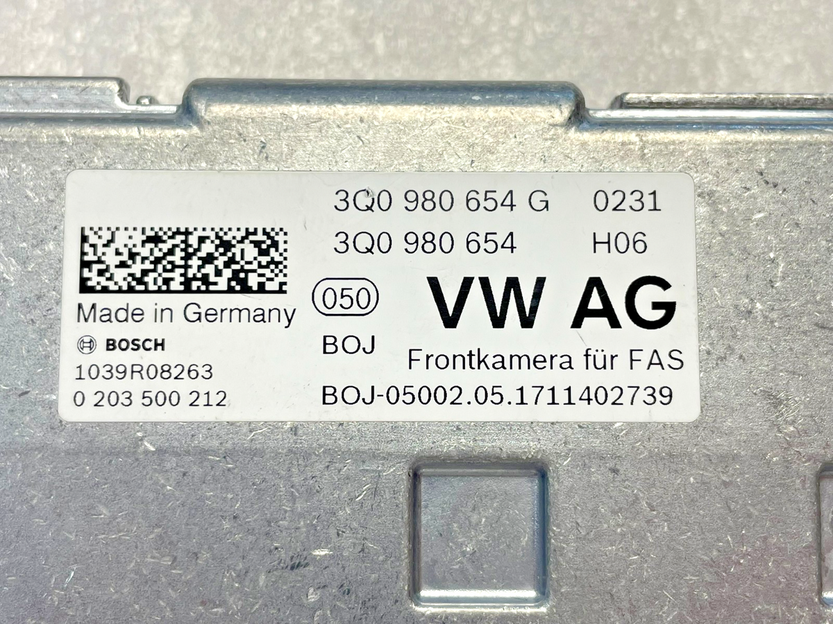 VW Škoda Audi Seat přední kamera asistenčních systémů 3Q0980654G – obrázek 2