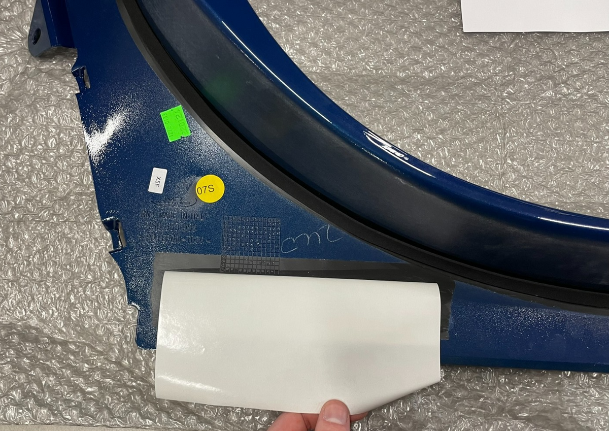 Audi R8 4S B-pillar trim left blue 4S0853959 – image 21