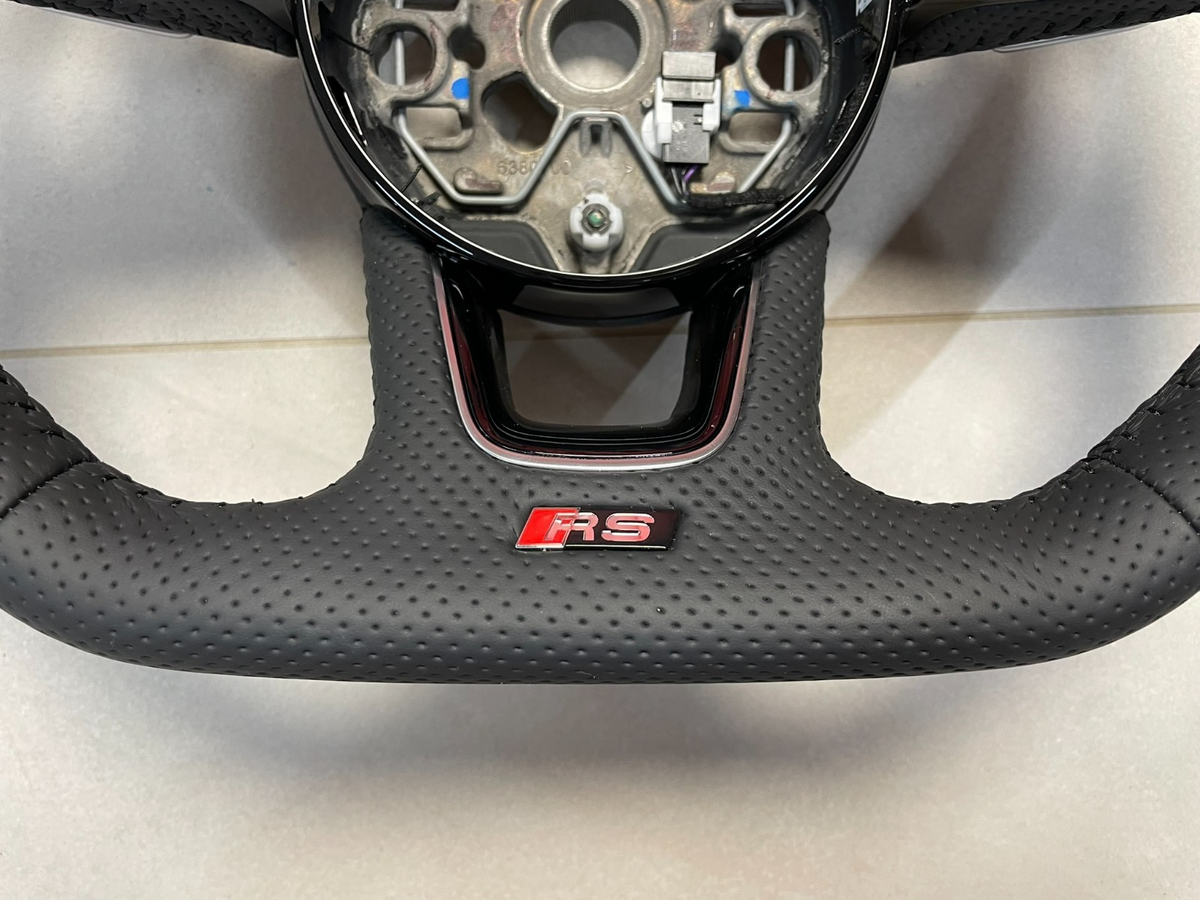 Audi RS3 8Y Lenkrad Sport RS abgeflacht Leder gelocht 82A419091AP – Bild 9