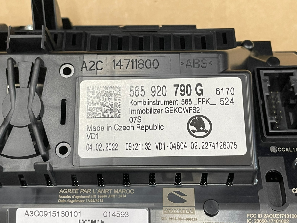 Škoda Kodiaq / Karoq Kombiinstrument Virtual Cockpit 565920790G Original . – Bild 3