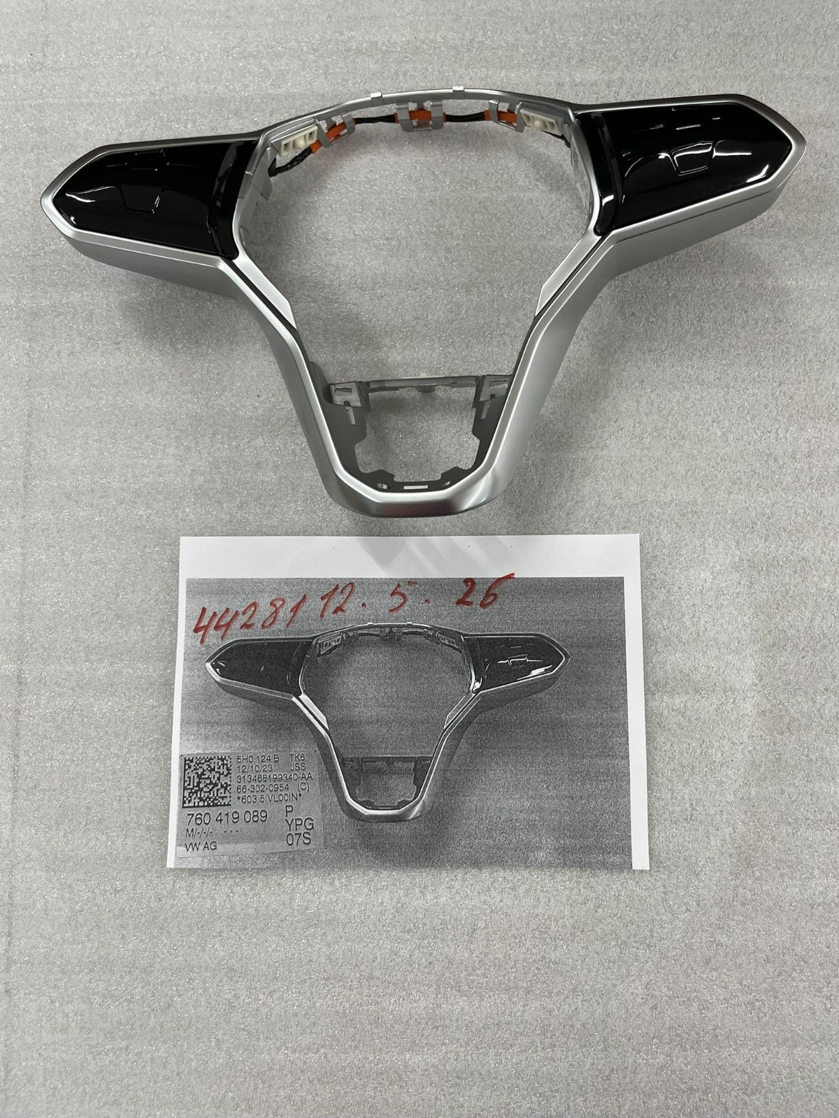 Volkswagen Touareg Multifunktionslenkrad-Tasten mit Abdeckung 1EA959442D Original – Bild 19