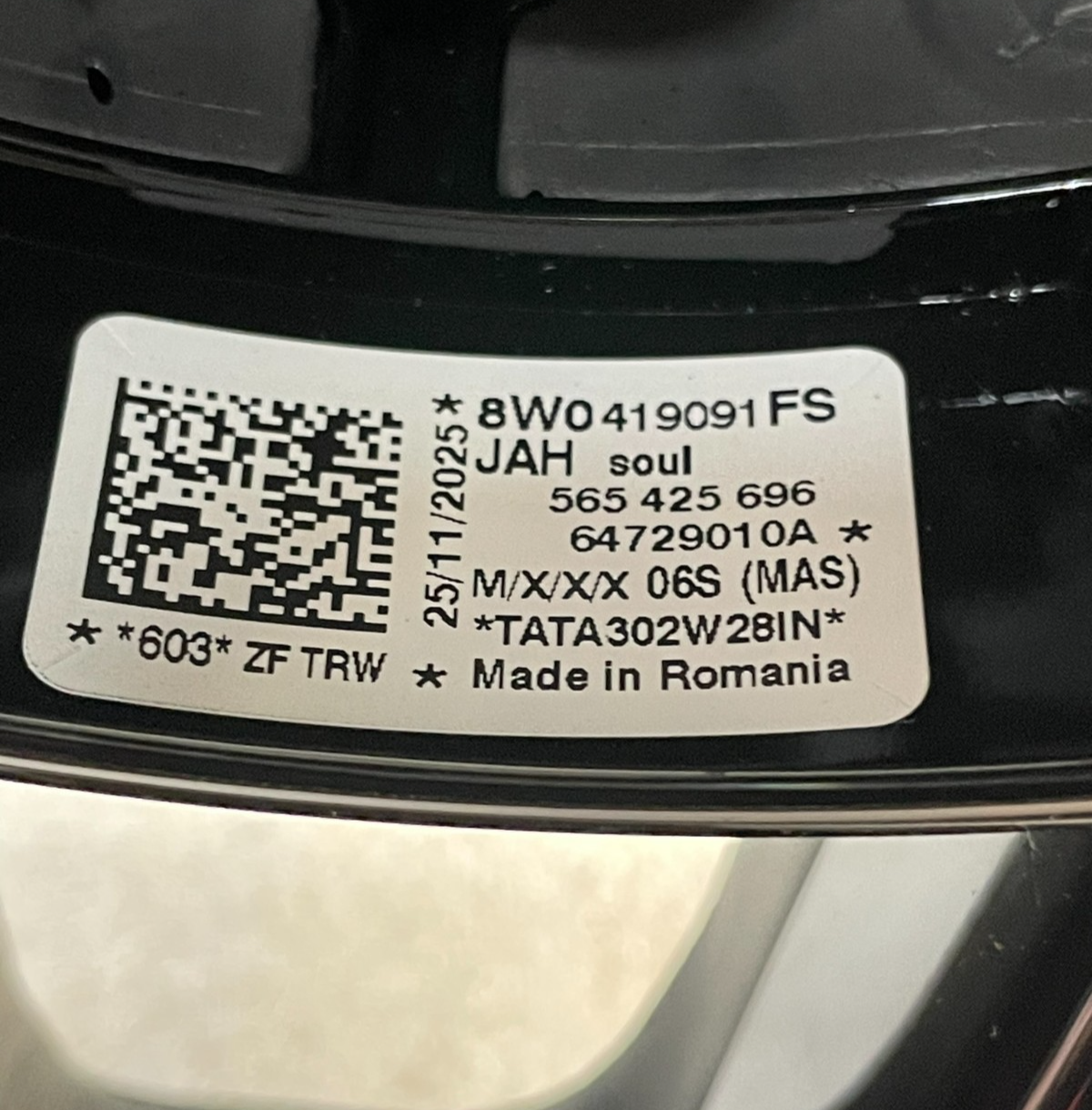 Audi A4/A5/Q2 sportovní kožený volant S-line perforovaný – 8W0419091FS – obrázek 8