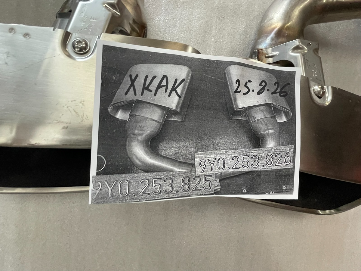 Porsche Cayenne 9Y Exhaust Tips Set Left + Right 9Y0253825 / 9Y0253826 Original – image 17