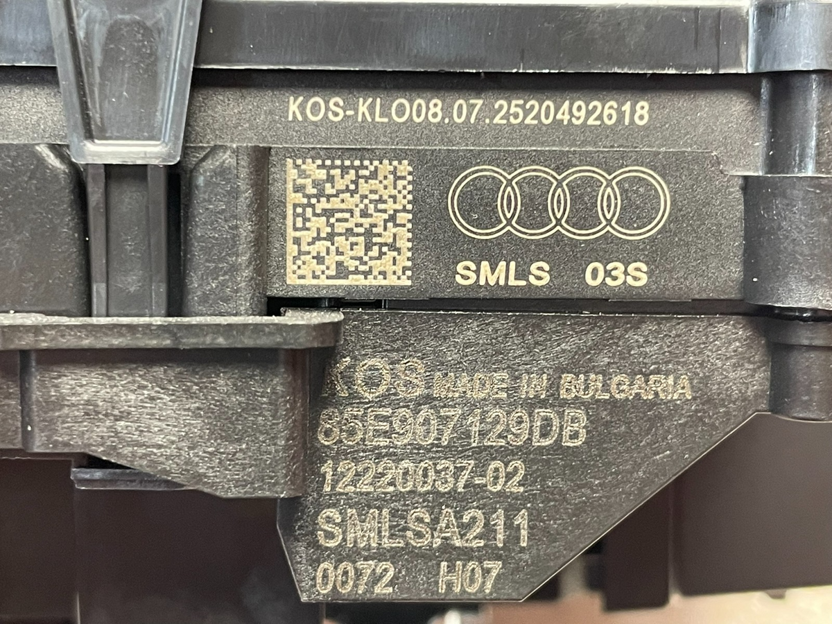 Audi A5 A6 e-tron Q6 e-tron Lenkstockschalter Kombischalter 85E907129DB – Bild 2