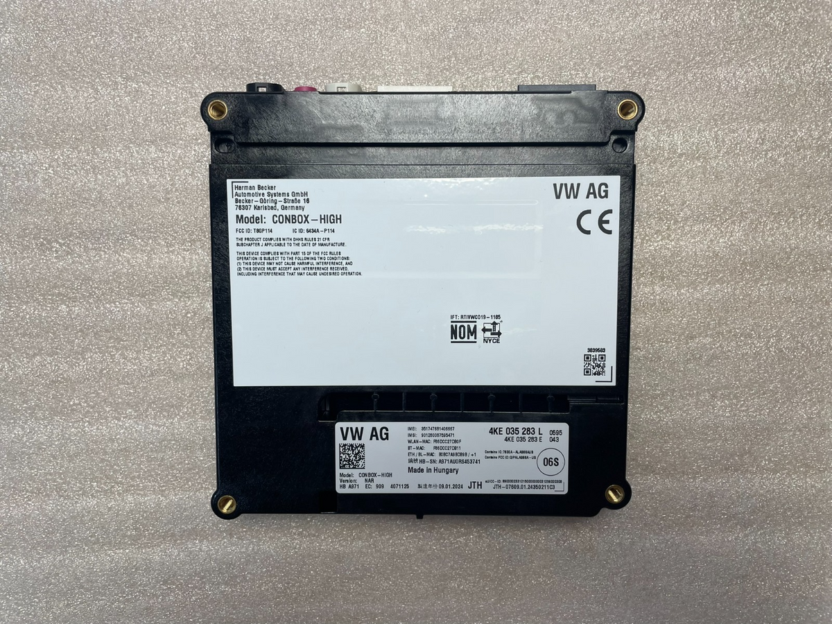 Audi A4 A5 A6 A7 A8 Q5 Q7 Q8 řídicí jednotka SOS ConBox 4KE035283L