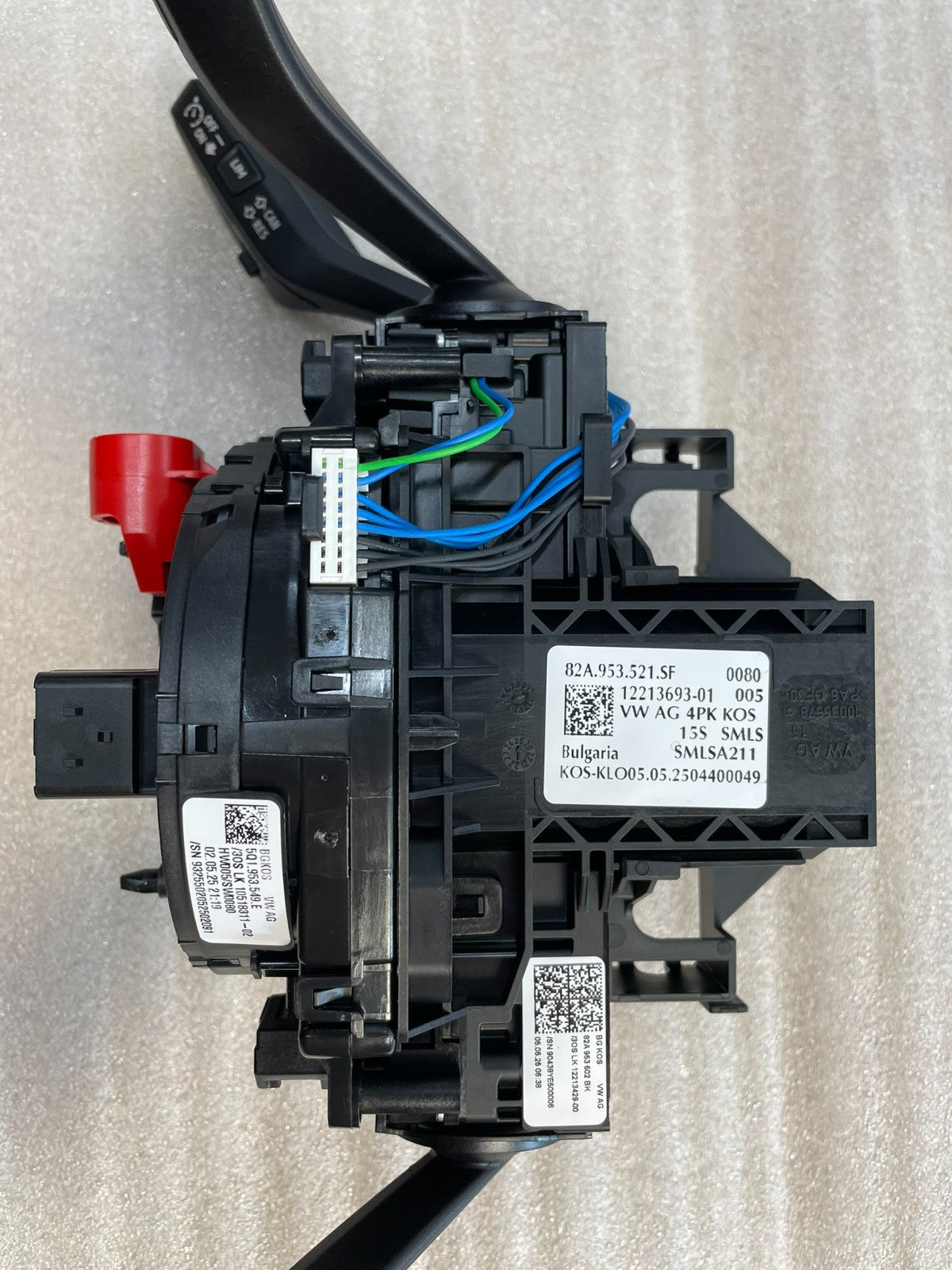 Audi A3 8V Lenkstockschalter und Wickelfeder Set 82A953521SF 5Q1953549E – Bild 11