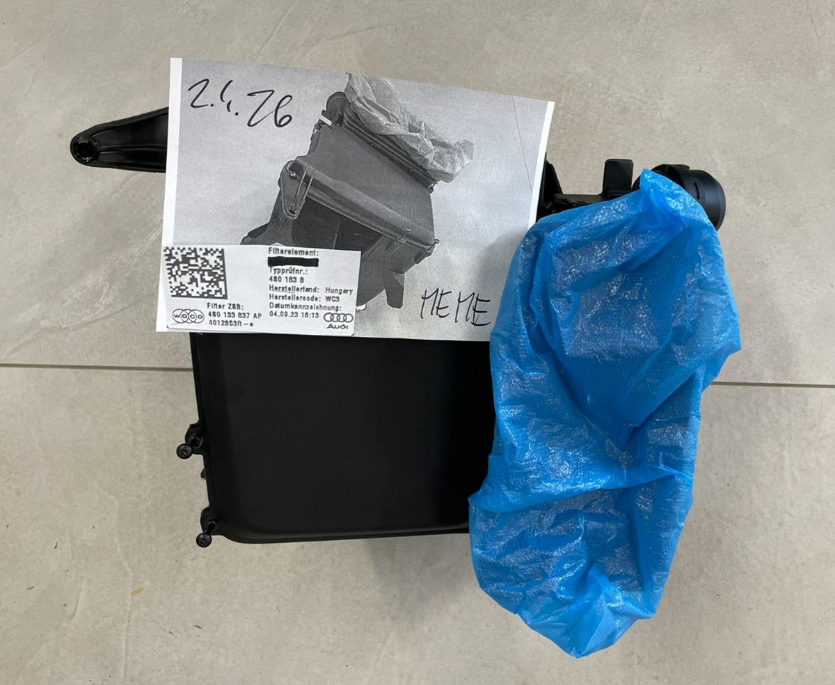 Audi R8 4S / Lamborghini Huracán skříň vzduchového filtru levá 5.2 V10 4S0133845E 4S0133846K originál . – obrázek 17