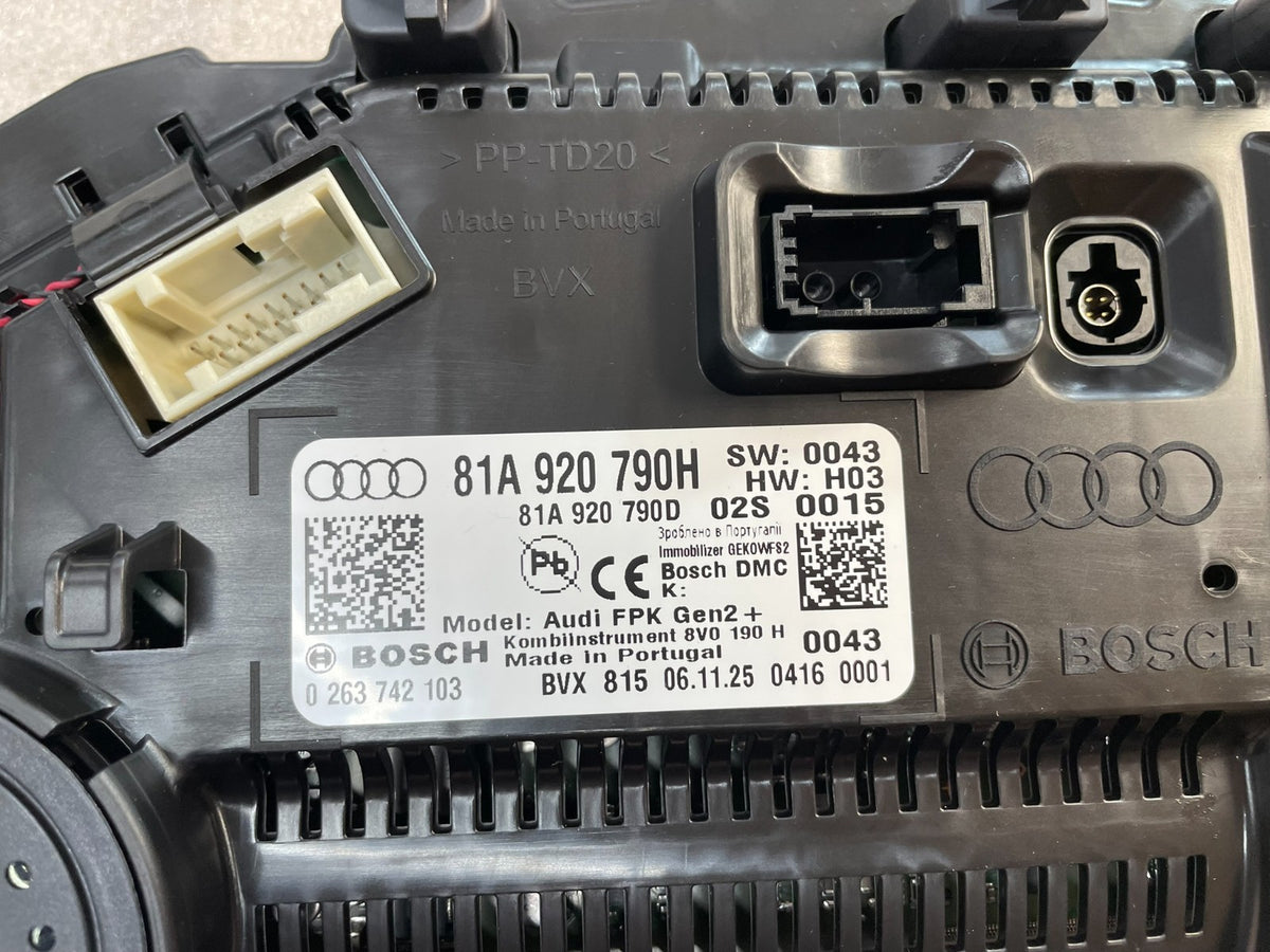 Audi Q2 GA přístrojový panel Virtual Cockpit digitální 0 km 81A920790H originál . – obrázek 2