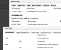 Audi A4/A5/A6/A7/A8 Lenkstockschalter mit Heizring 4N0907129MH – Bild 3