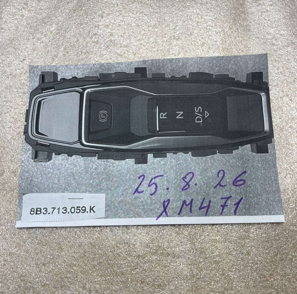Audi A5/Q5 mechanismus řadicí páky – 8B3713059K – obrázek 14