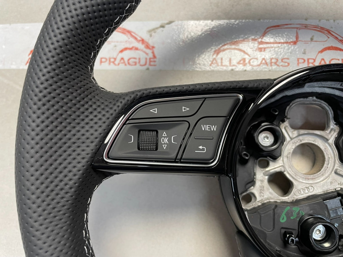 Audi Q2 sportovní volant S-Line perforovaná kůže – 81A419091T – obrázek 6