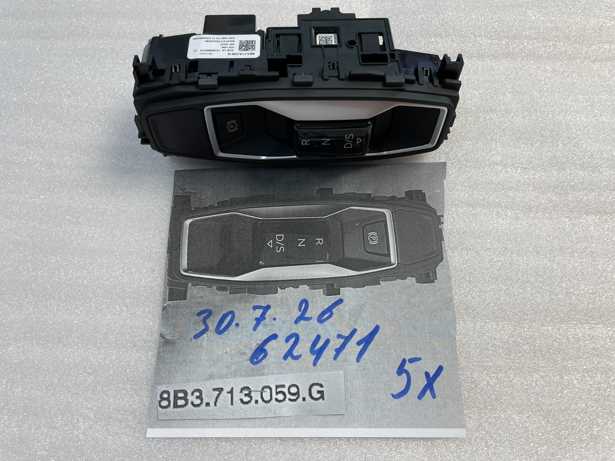 Audi A5 / Q5 ovládání řazení volicí páka 8B3713059G originál . – obrázek 13