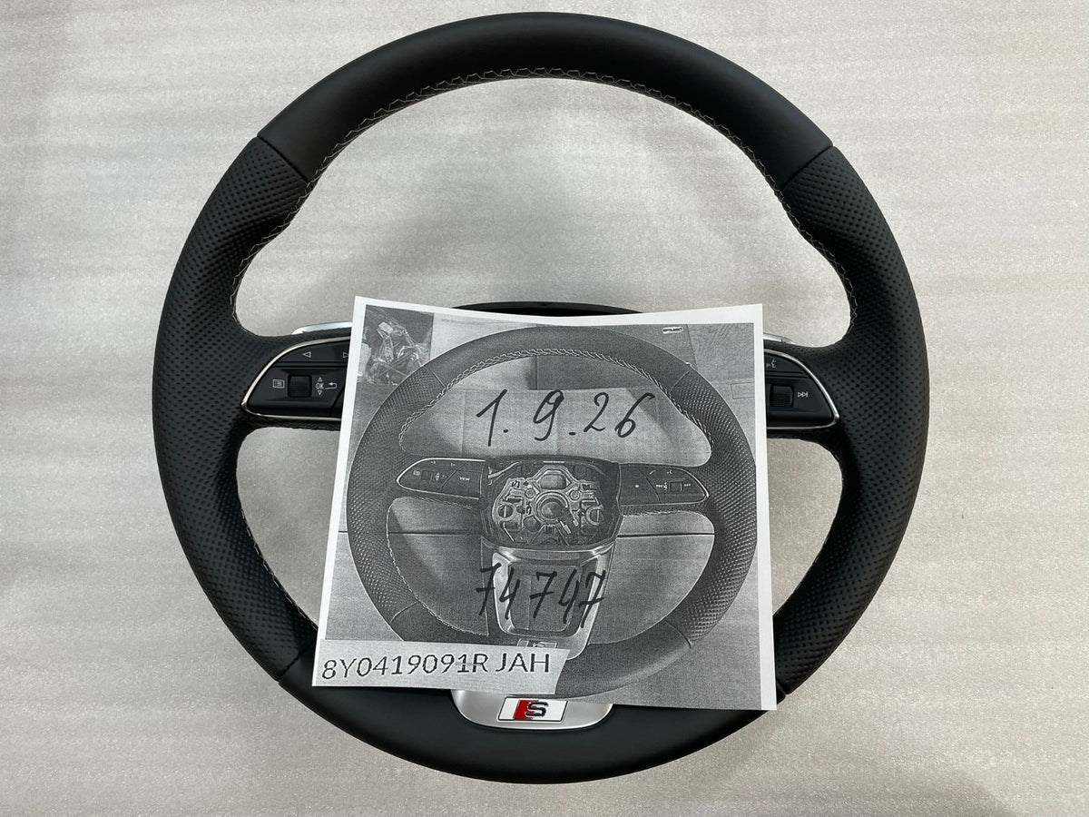 Audi A3 / S3 8Y Sport Multifunction Steering Wheel S Capacitive with Paddle Shifters 8Y0419091R JAH Genuine . – image 20