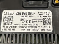 Audi Q3 / RS Q3 (F3) kombinovaný přístroj Virtual Cockpit 83A920890F – obrázek 4