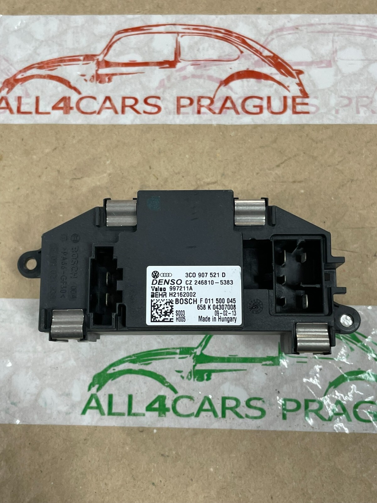 3C0907521D VW AUDI ŠKODA SEAT HEIZGEBLÄSE GEBLÄSEREGLER 3C0907521D FAST NEU TEIL