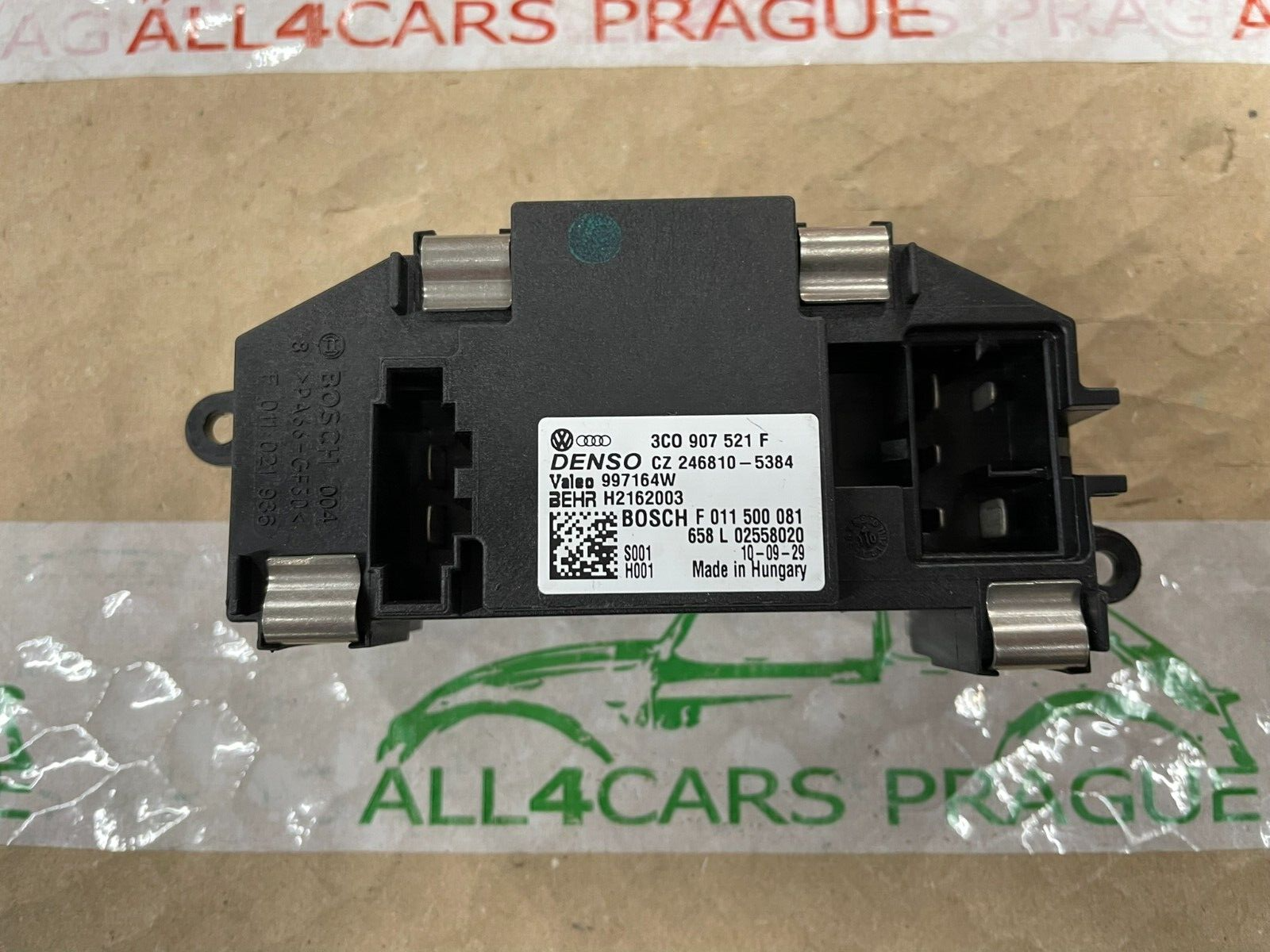 3C0907521F VOLKSWAGEN HEIZGEBLÄSE GEBLÄSEREGLER 3C0907521F FAST NEU TEIL orig VW