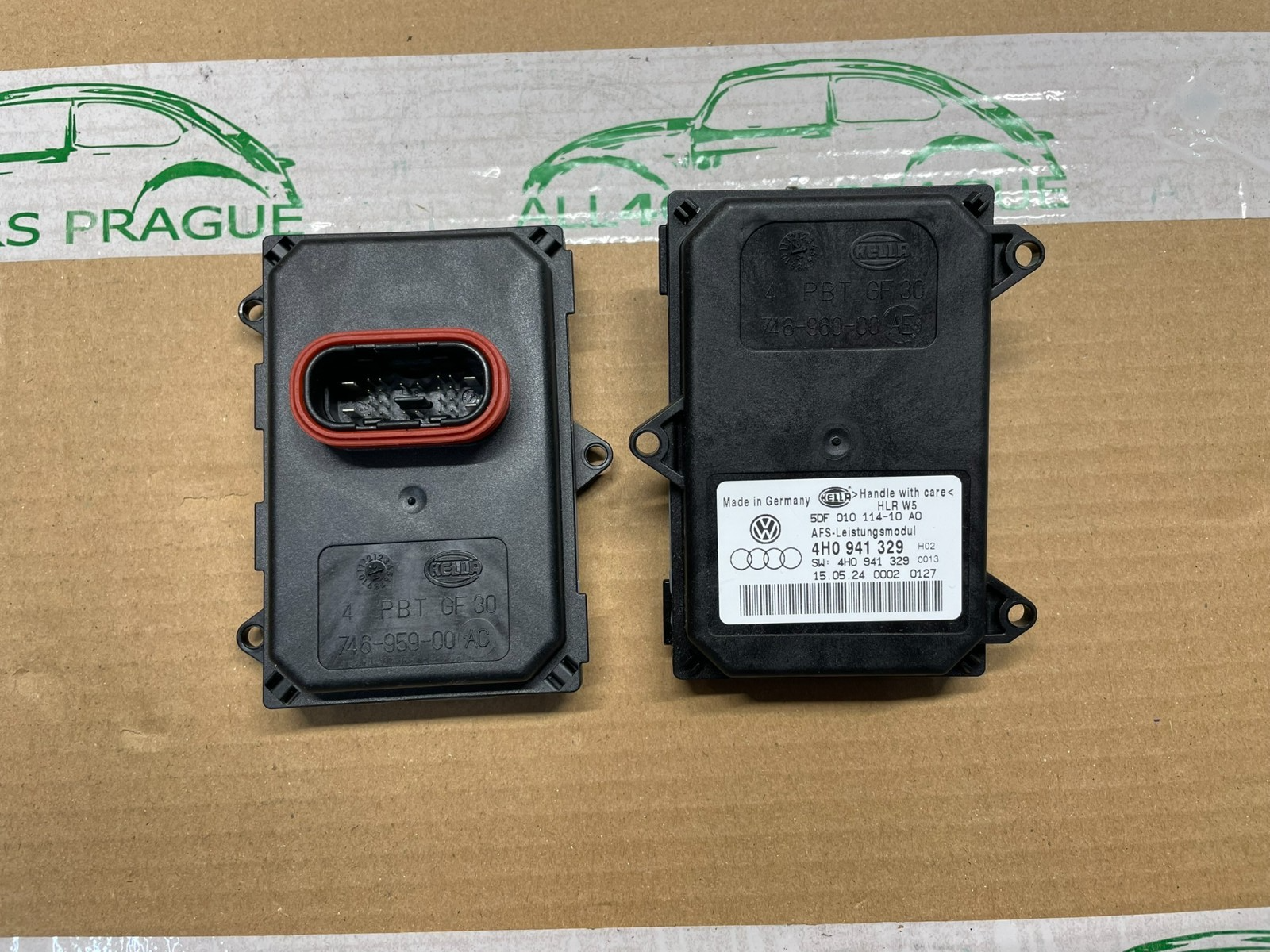 4H0941329 AUDI VW ŠKODA STEUERGERÄT FÜR KURVENLICHT 4H0941329 XENON ORIG.NEU !!! - Obrázek 12