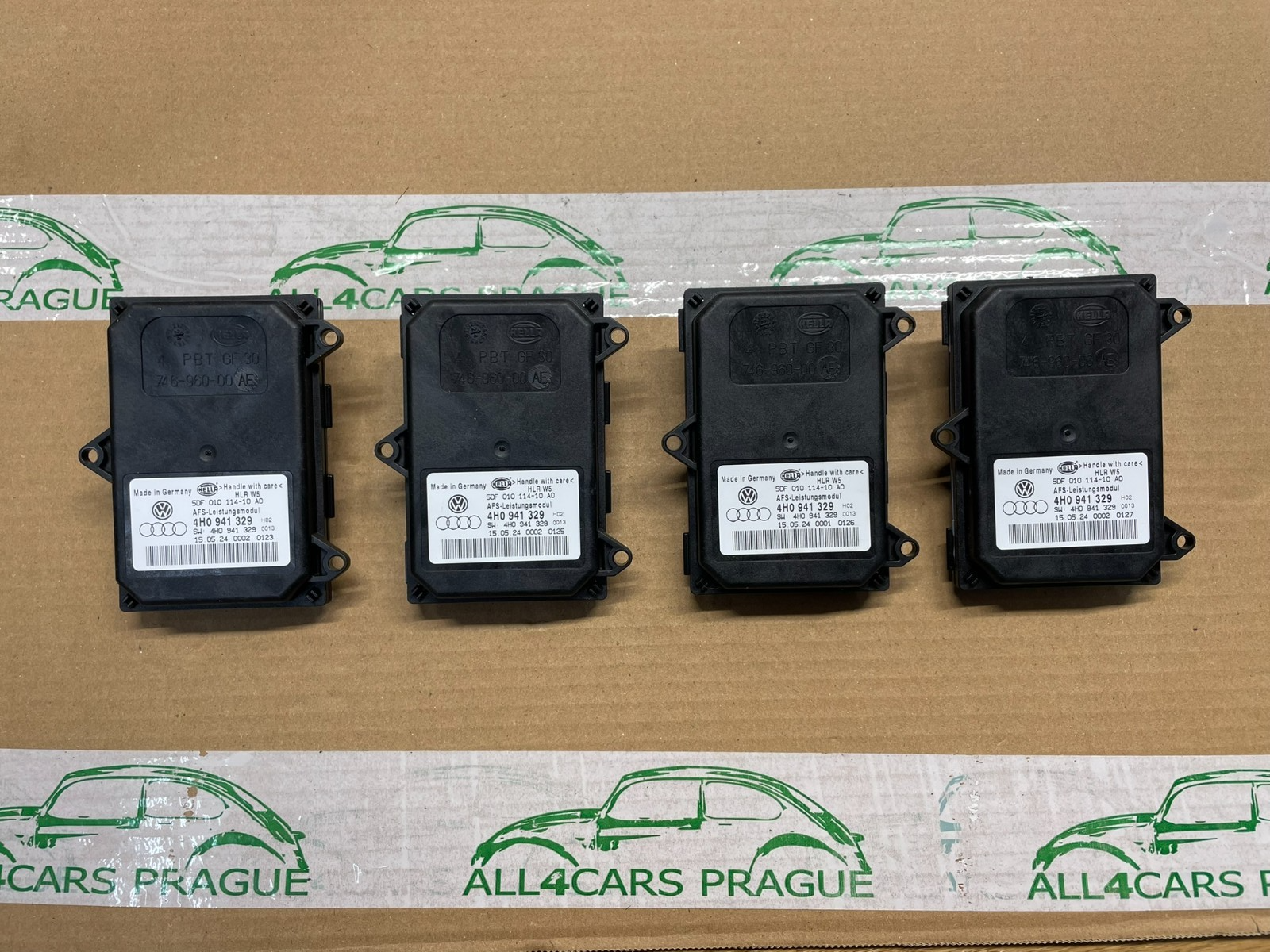 4H0941329 AUDI VW ŠKODA STEUERGERÄT FÜR KURVENLICHT 4H0941329 XENON ORIG.NEU !!!