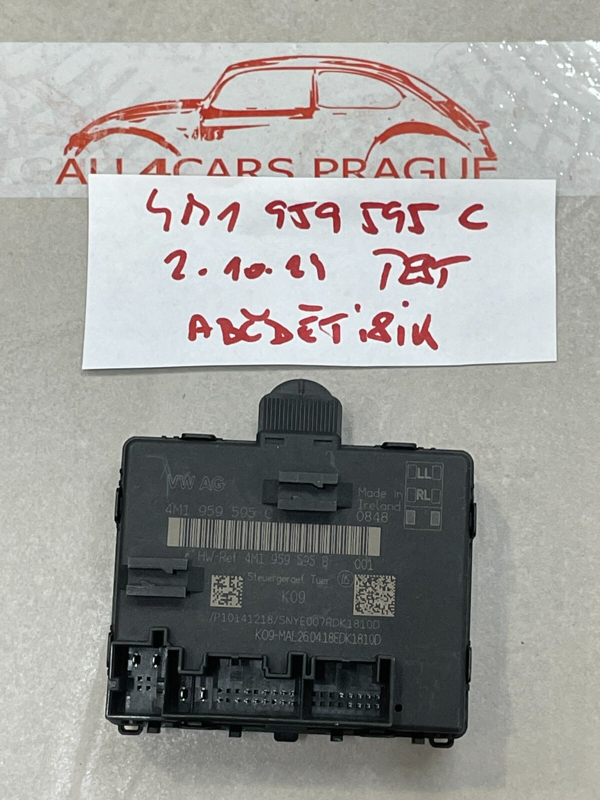 4M1959595C AUDI PORSCHE VW DOOR UNT REAR LEFT 4M1959595C Fast Neu Test Car - Obrázek 8