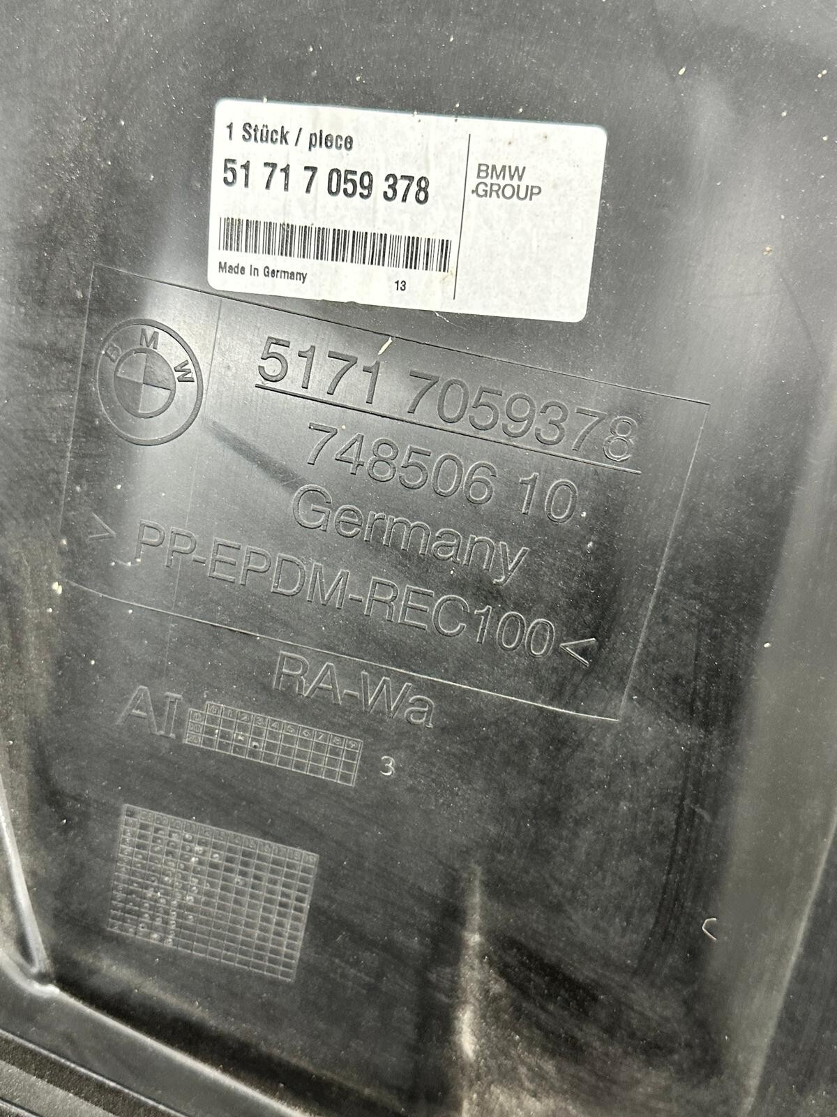 51717059378 BMW 3ER E90 E91 RADSCHALE VORNE RECHTS 51717059378 ORIG.NEU BMW TEIL - Obrázek 5