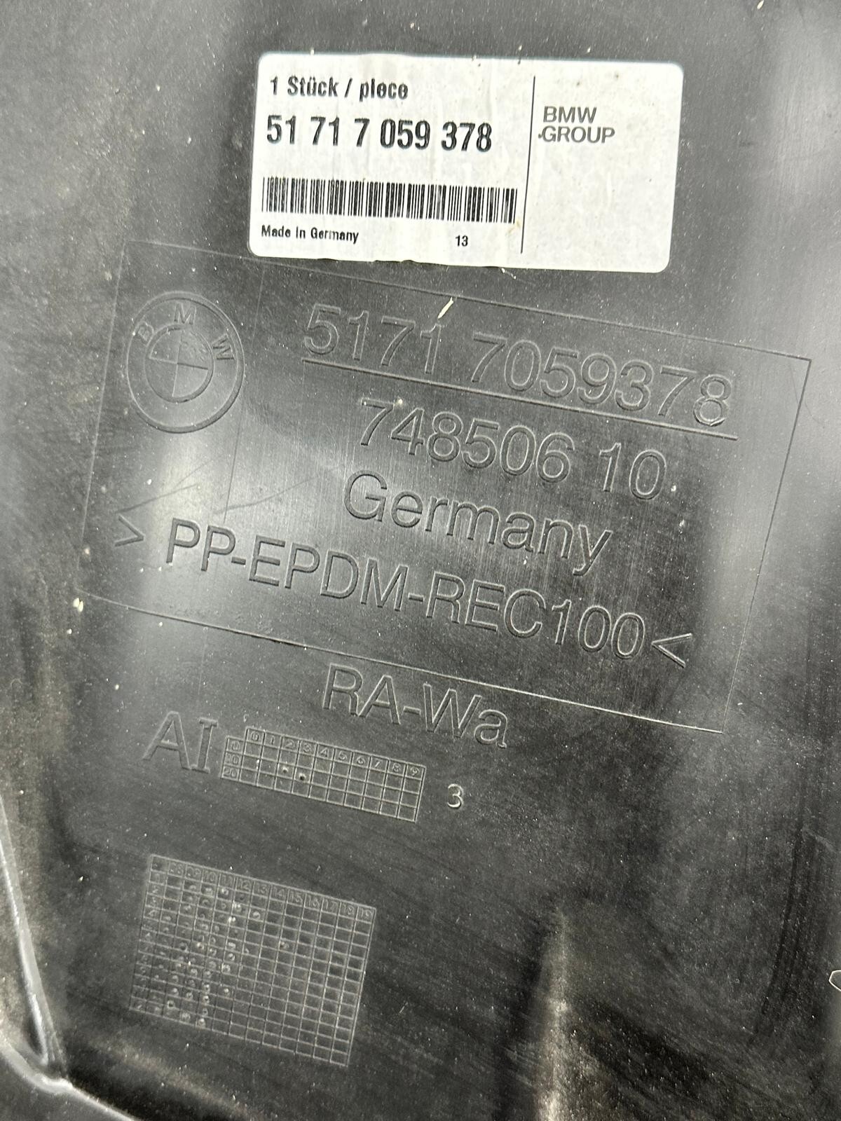 51717059378 BMW 3ER E90 E91 RADSCHALE VORNE RECHTS 51717059378 ORIG.NEU BMW TEIL - Obrázek 7