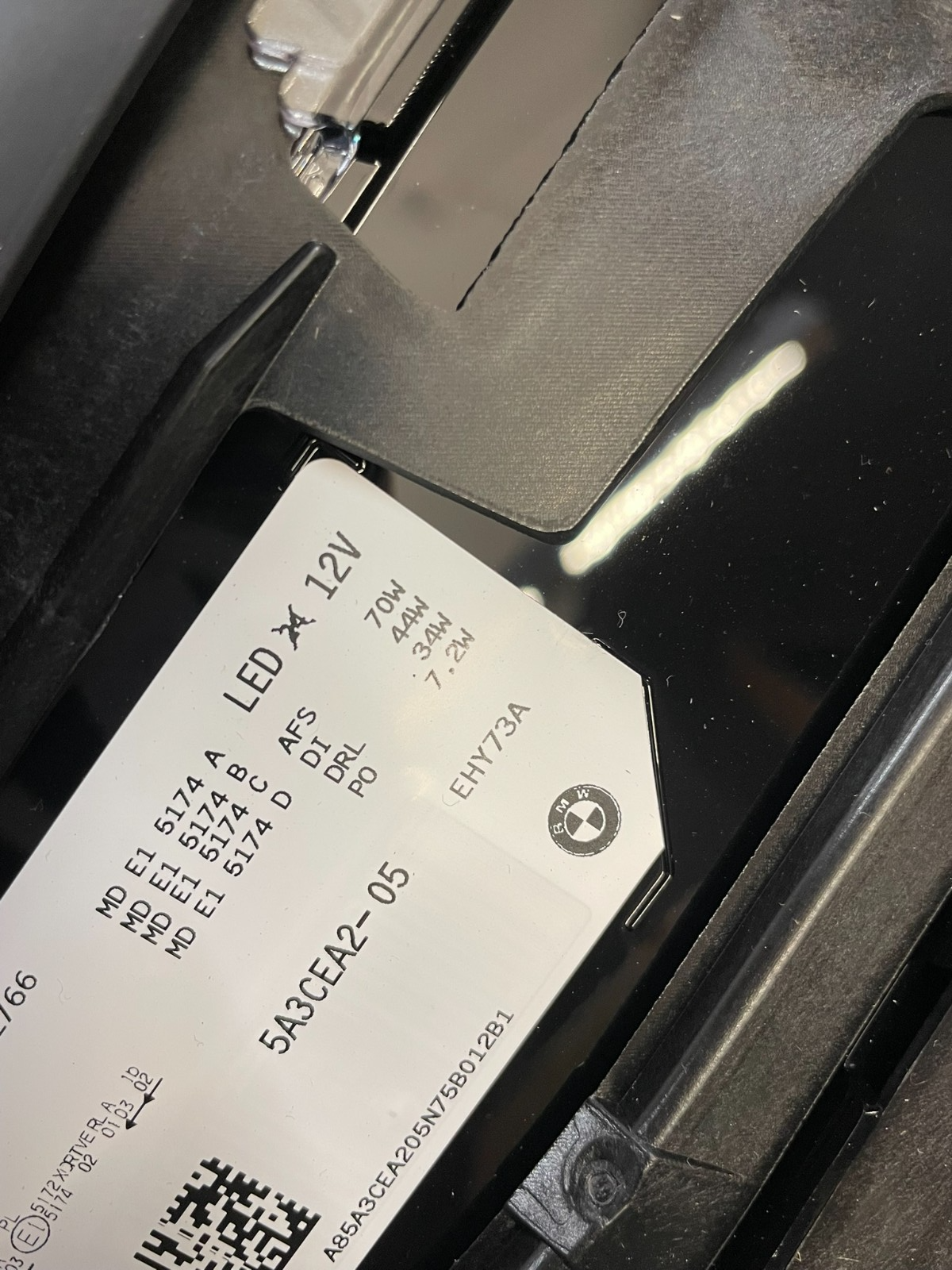 5A3CEA2-04 BMW IX I20 LASER SCHEINWERFER RECHTS VORN 5A3CEA2-04 , BMW ORIG. NEU - Obrázek 4