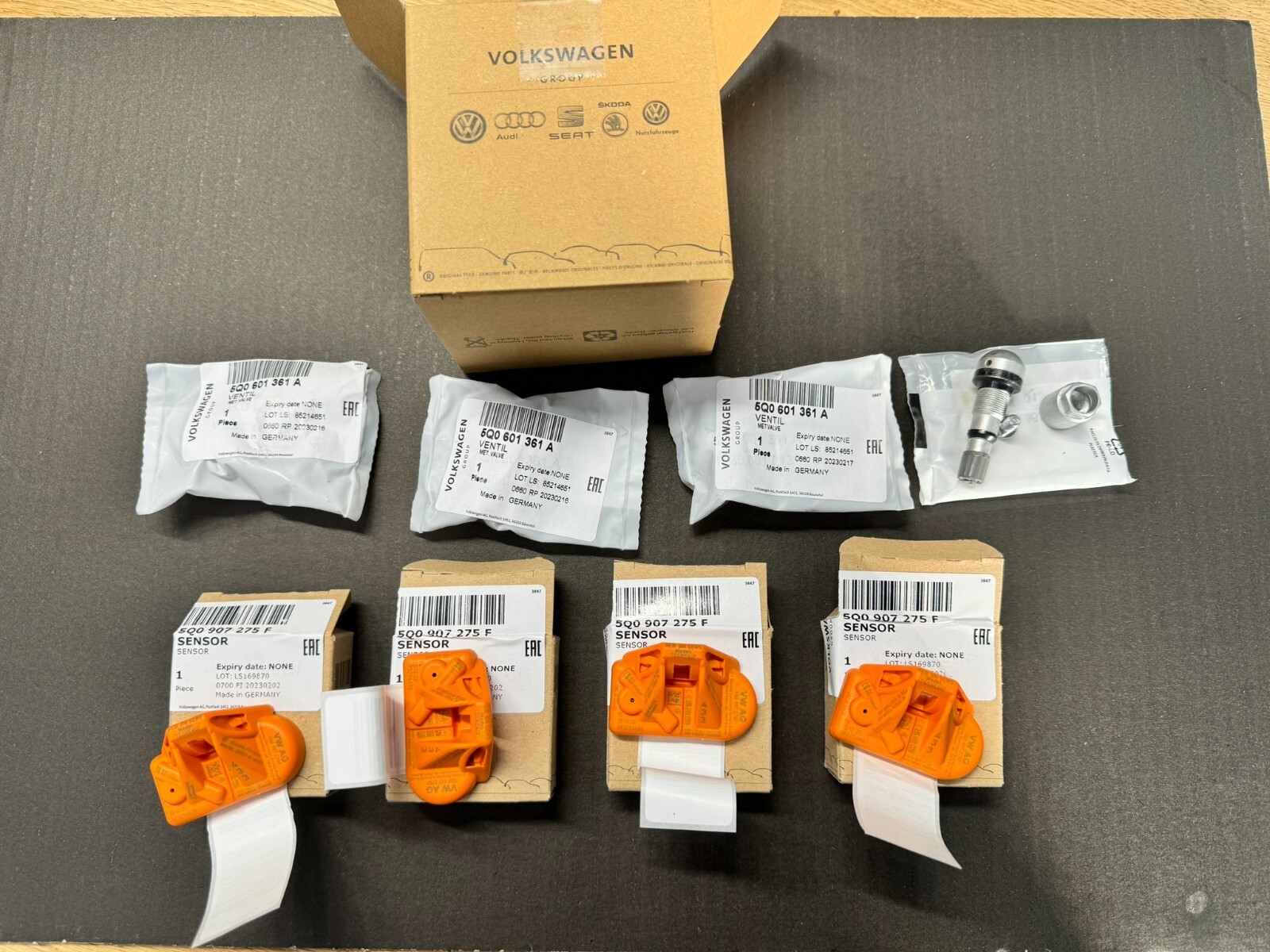 5Q0907275F AUDI REIFENDRUCK KONTROL SENZOR 5Q0998270F = 1*SATZ 5Q0907275F NEU OE