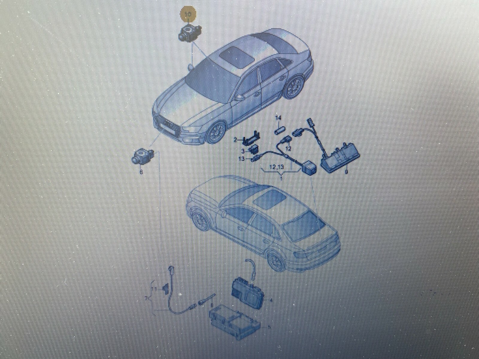 5Q0980546A AUDI KAMERA VIEW 360° 5Q0980546A / 5Q0 980 546 A ORIGINAL NEU - Obrázek 10