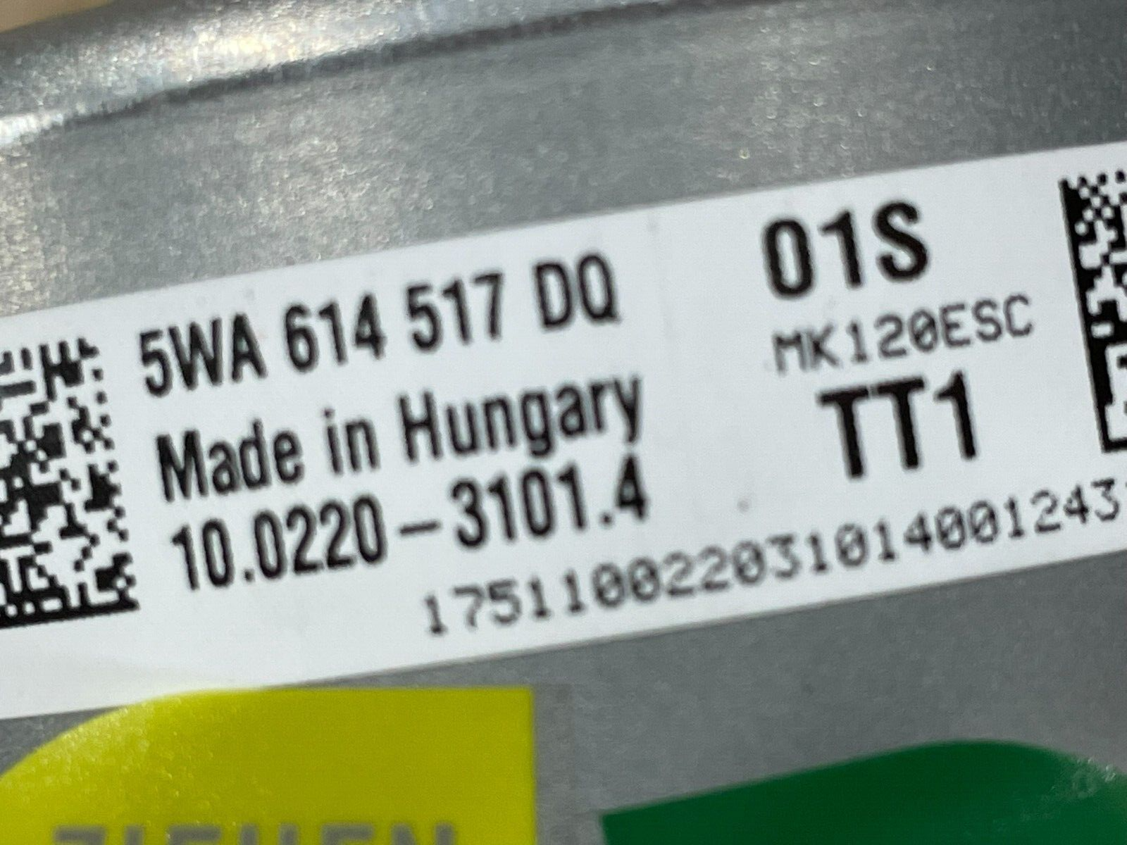 5WA614517DQ VW SKODA AUDI SEAT 5WA614517DQ ABS-STEUERGERÄT BLOCK PUMPE ORIG.NEU - Obrázek 5