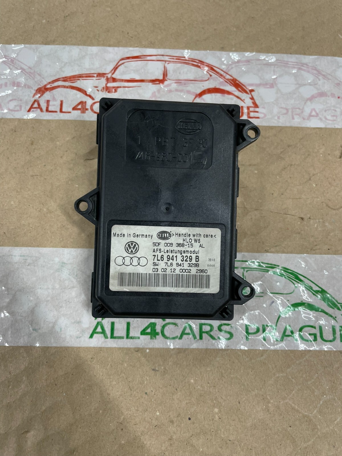 7L6941329B VW AUDI ŠKODA XENON AFS LEISTUNGSMODUL 7L6941329B FAST NEU TEIL TEST