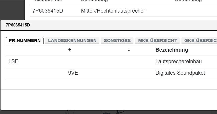 7P6035415D VW TOUAREG CR7 TÜR LAUTSPRECHER VORN 7P6035415D ORIG.VW TEIL - Obrázek 5