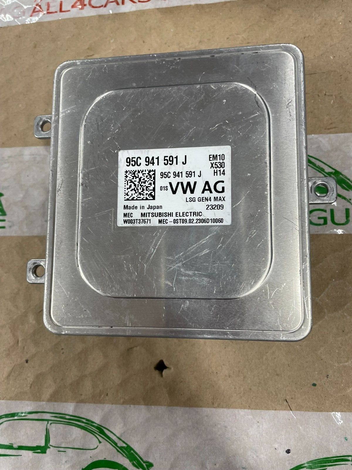 95C941591J PORSCHE AUDI VW SEAT SCHEINWERFER STEUERGERÄT 95C941591J ORIG.NEU ! - Obrázek 4