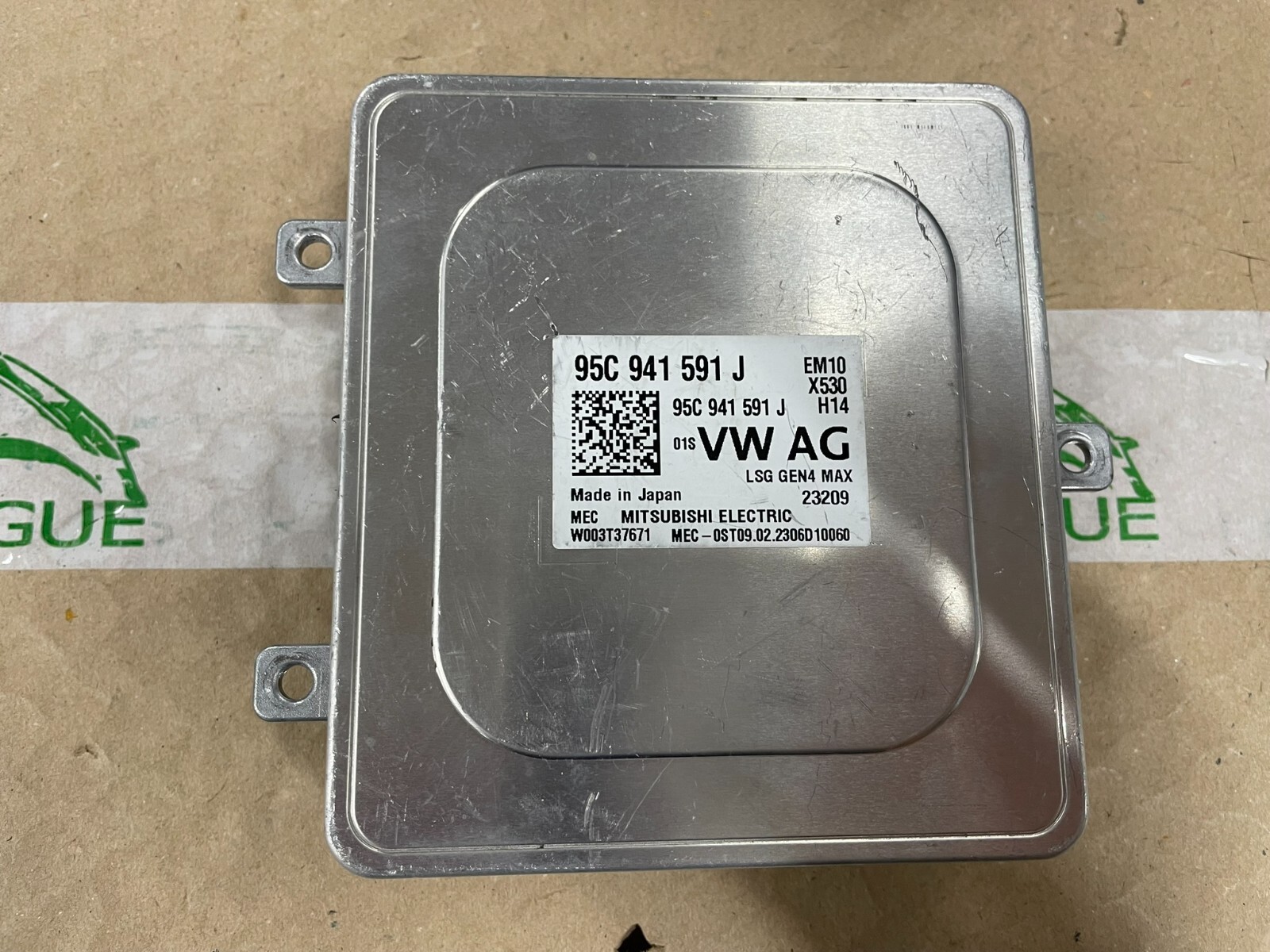 95C941591J PORSCHE AUDI VW SEAT SCHEINWERFER STEUERGERÄT 95C941591J ORIG.NEU ! - Obrázek 5